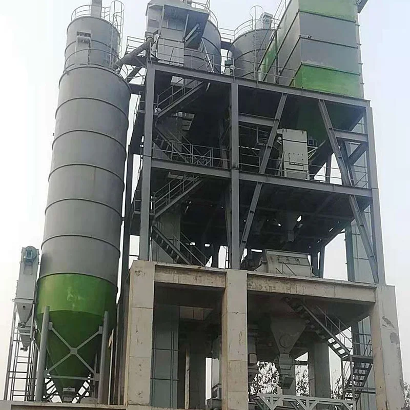 simple dry mortar mixing plant line ceramic tile adhesive mixing machine Dry Mortar Production Line Manufacturer