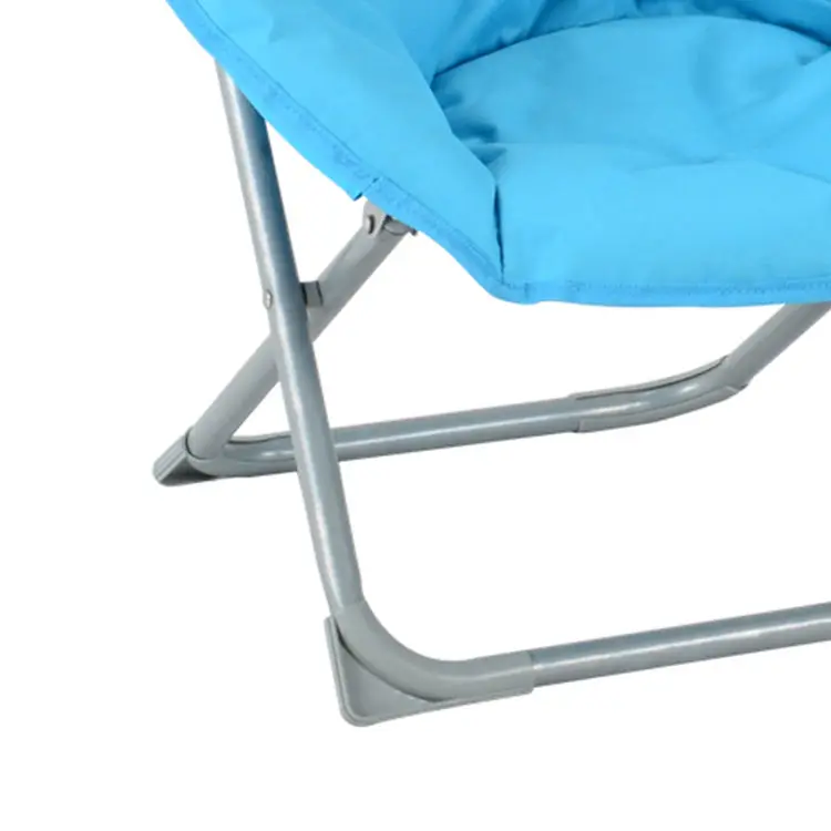 Chinese factory cheap comfortable metal folding chairs lawn moon chair