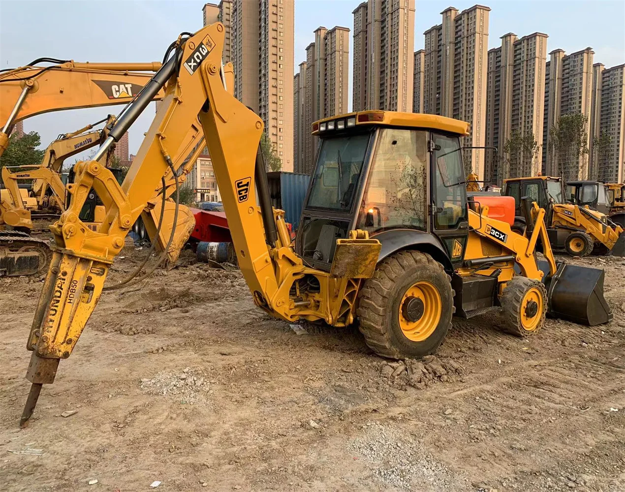 Lower Working Hours Used Original JCB 3cx 4cx backhoe loader second hand wheel loader in Hot Sale with Good Condition
