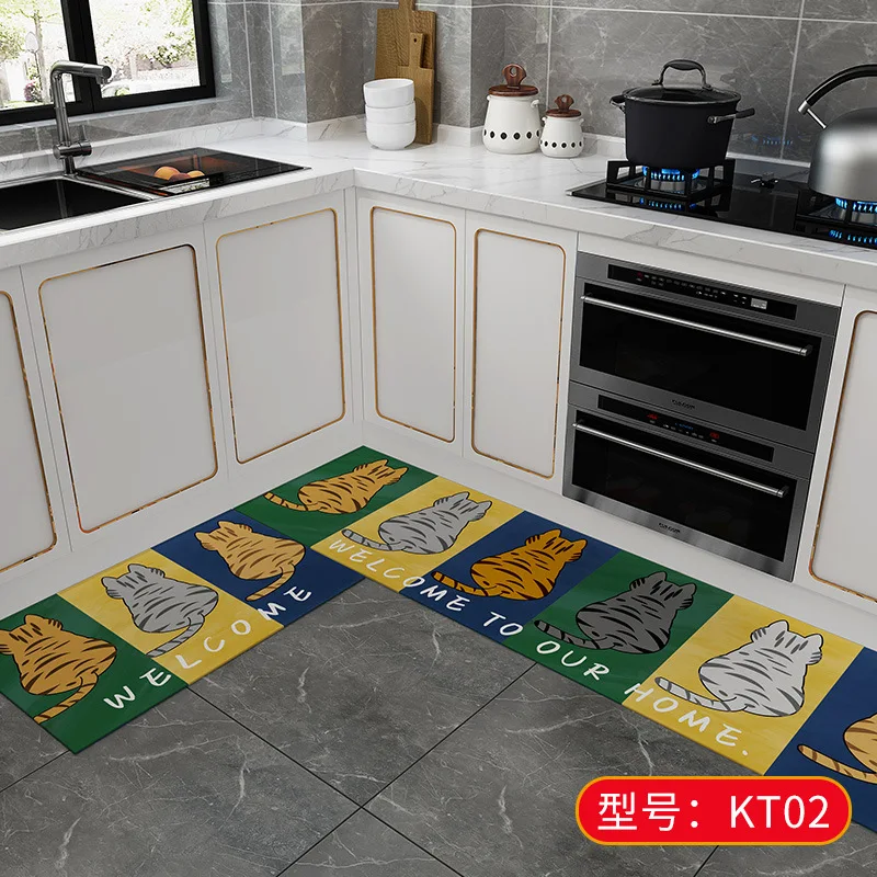 waterproof indoor foot mat kitchen mat set of 2 non-slip comfort kitchen rug kitchen floor mats