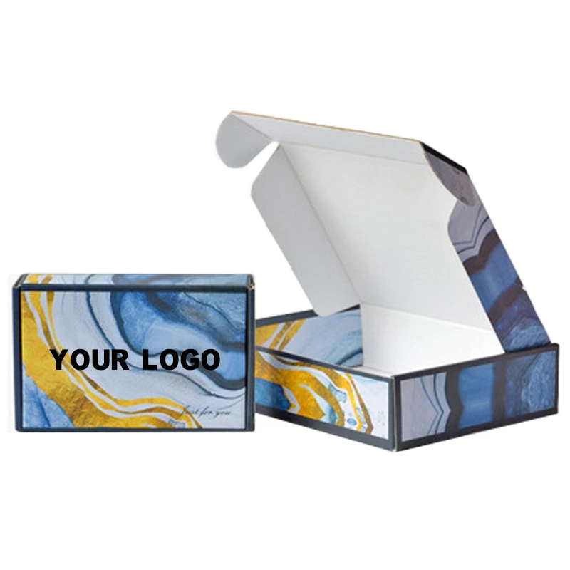 Manufacturer Wholesale Large Color Cardboard Paper Mailing Apparel Box Custom Logo Printed Corrugated Shipping Packaging Box