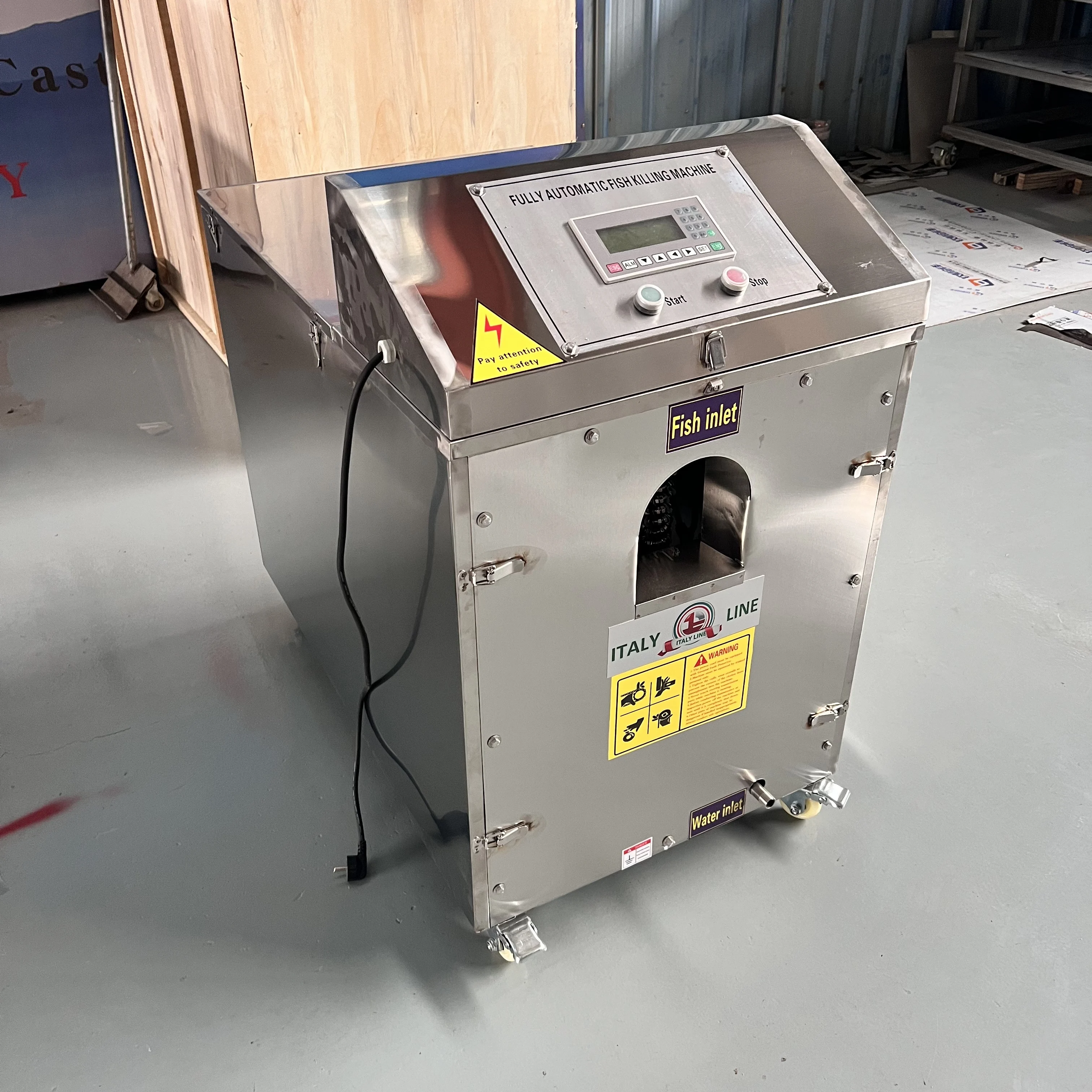 Commercial Fish Fast Speed Killing and Cleaning Equipment Fish Killer Machine Remove phosphorusMFK01001