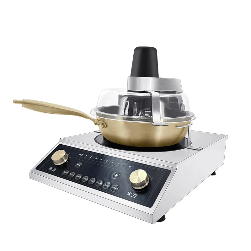 Kitchen Robot Cooking Machine Fried Vegetable Chinese Food Wok Machine Automatic Cooking Wok Pot