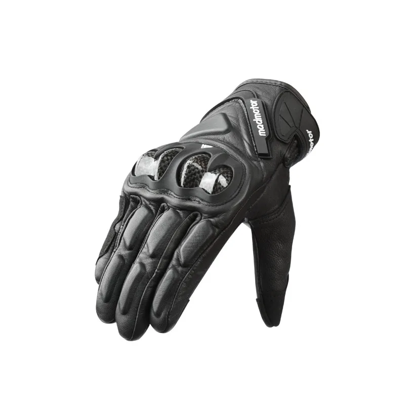 Guantes Motocicleta carbon fiber knuckle Wear-resistant Touch Screen goat leather motorcycle gloves