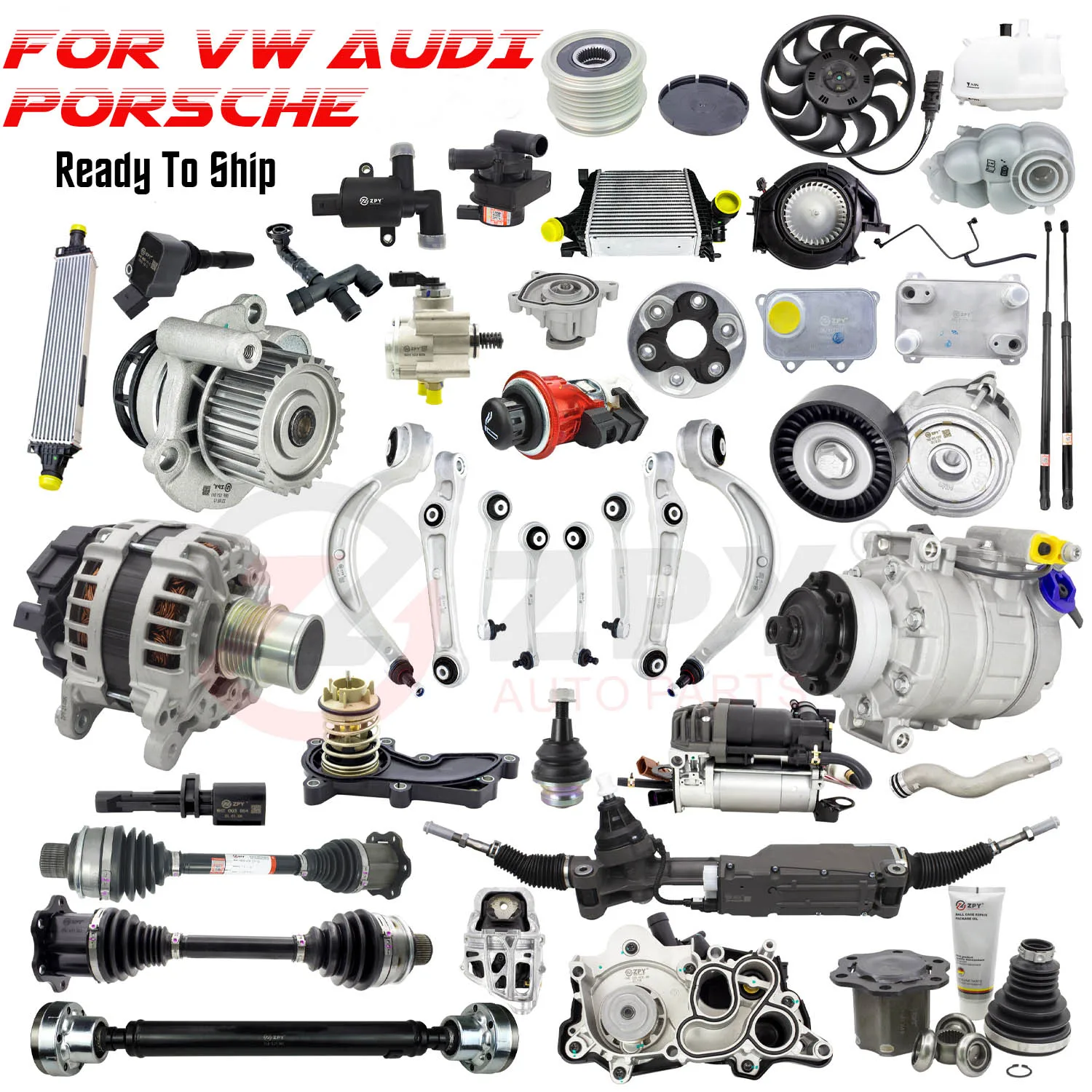 ZPY Auto Parts Wheel Hub Bearings Unit Fit For GOLF7 8J0598625 L5QD407621 1K0407621E 1KD407621A 1K0407621H