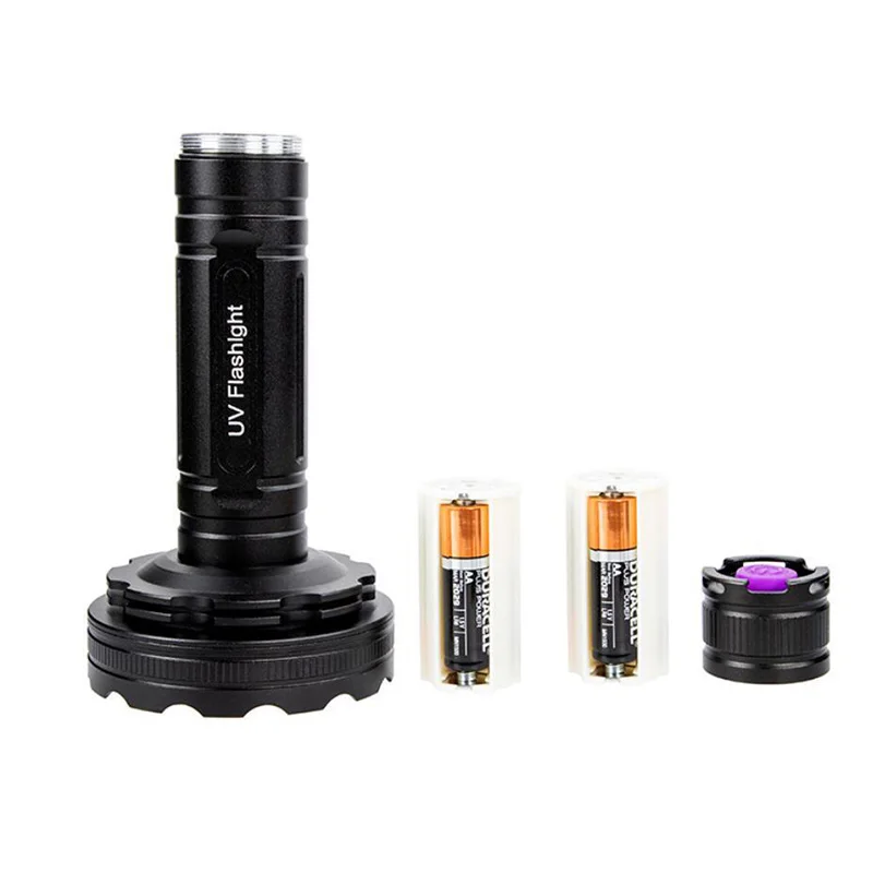 LED Ultraviolet Blacklight Detector for Dog Urine Pet Stains and Bed Bug Fluorescent Detection UV