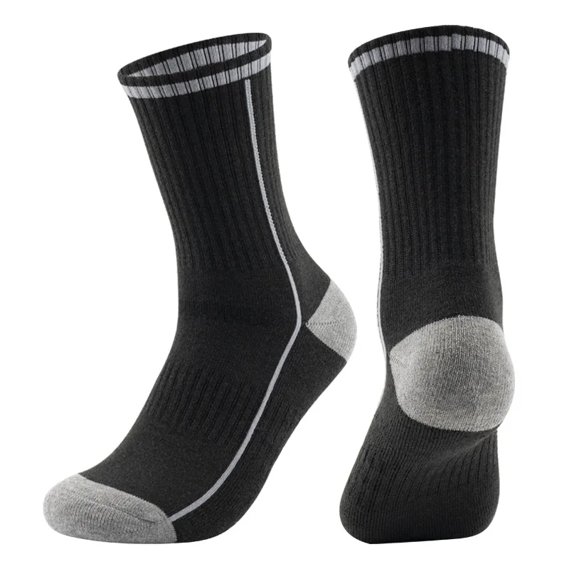 Custom Thick Cushion Moisture Wicking Coolmax Merino Wool Ski Hiking Socks