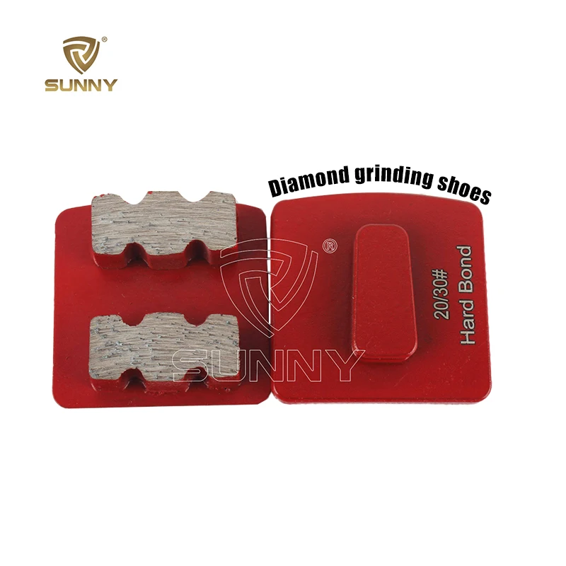 30-200# Grit Surfacing Diamond Grinding Shoes Custom Diamond Abrasive Tools For Polishing Machine