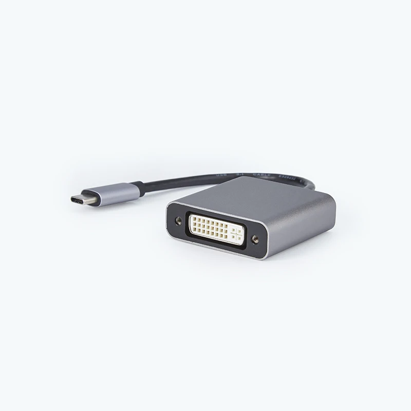 
USB 3.1 to DVI-D Male to Female Converter 1080P USB Type C to DVI Adapter for Macbook Laptops 