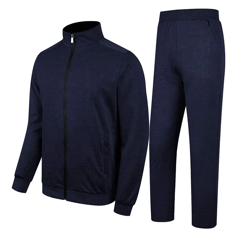 
2020 New Arrival Custom Design Jogging Running and Training Plain Polyester Tracksuit For Men 