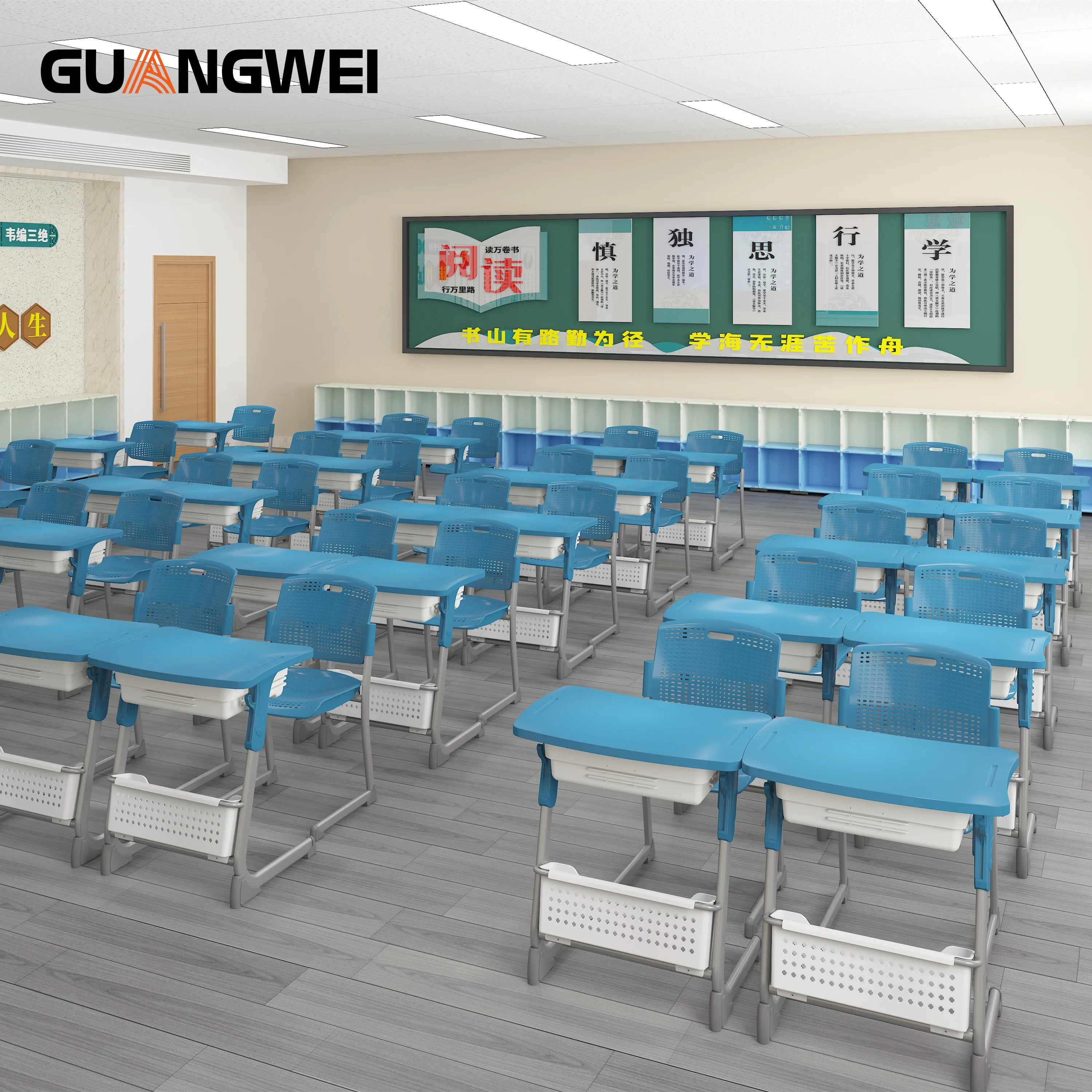 Стулья и столы из пластика с регулируемой функцией