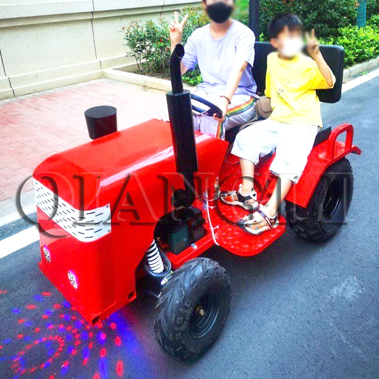 Amusement Park Rides Tram Equipment Outdoor Square Car Electric Tractor Battery Operated Bumper Game Car