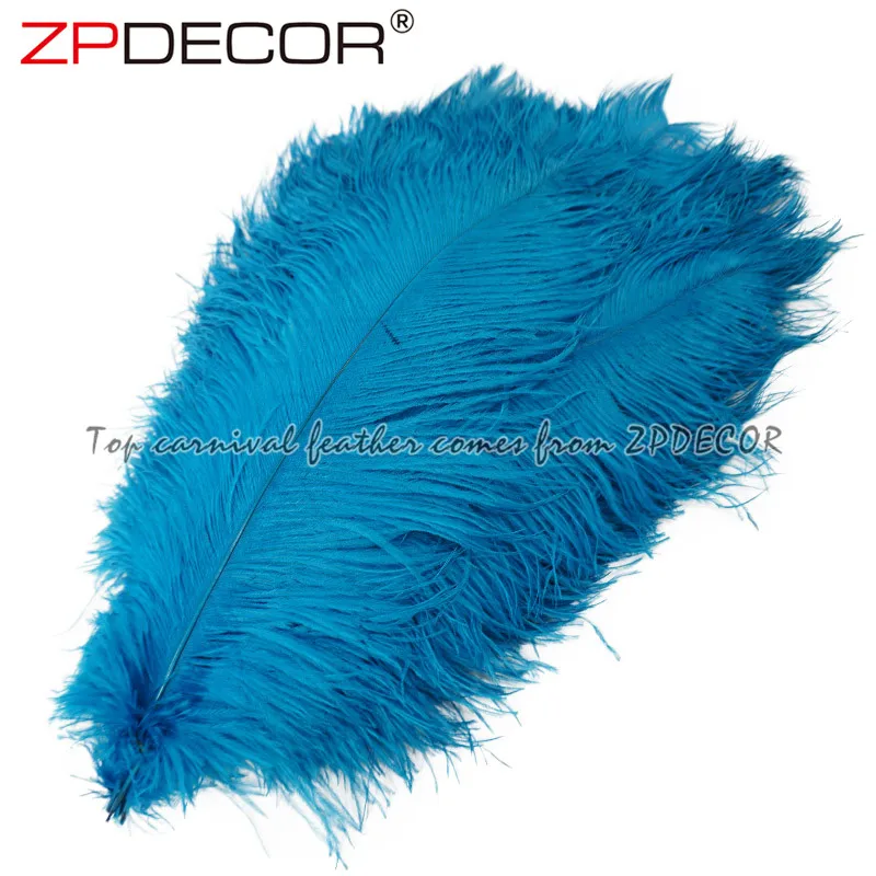 ZPDECOR Factory Wholesale Stock 12 Colors 45-50cm Dyed Ostrich Feathers Cheap for Sell