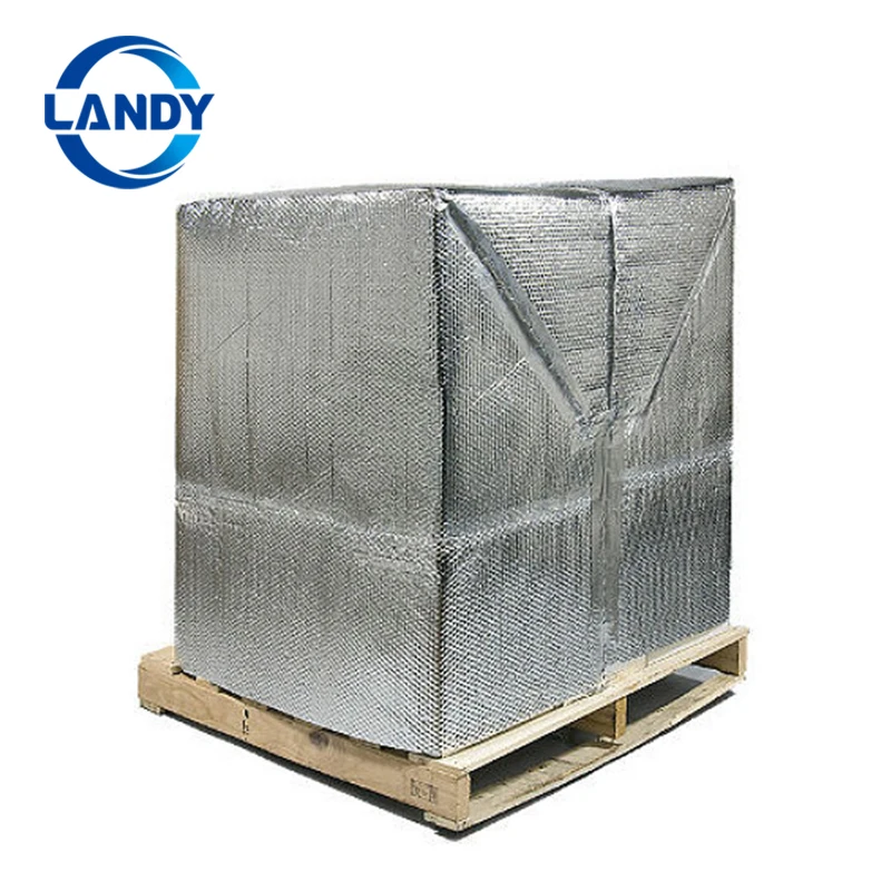 waterproof heat insulation aluminum foil heat pallet cover and blanket for transportation