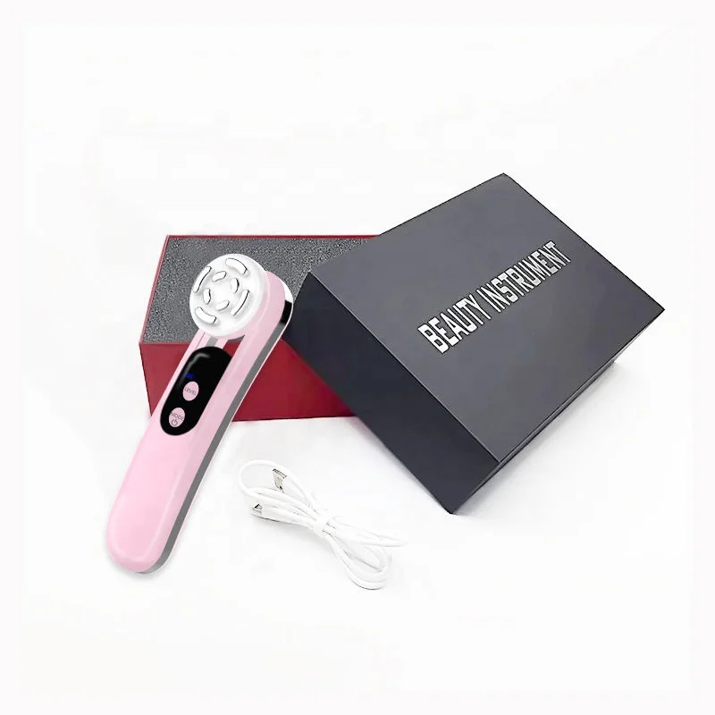 Best selling products microcurrent facial toning device red Bluish green light therapy face lifting home use beauty equipment