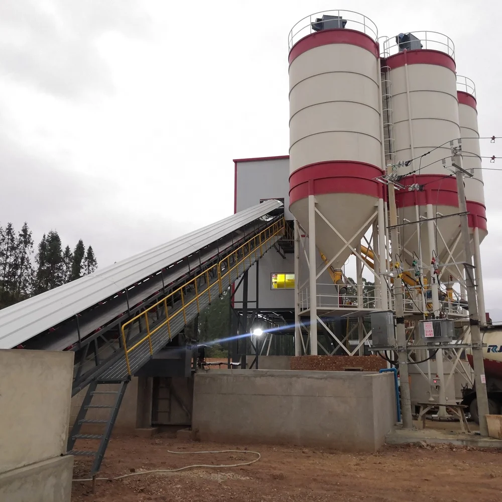 China New High Quality Five years warranty automatic control 180 cubic meters/hour concrete batching plant for selling