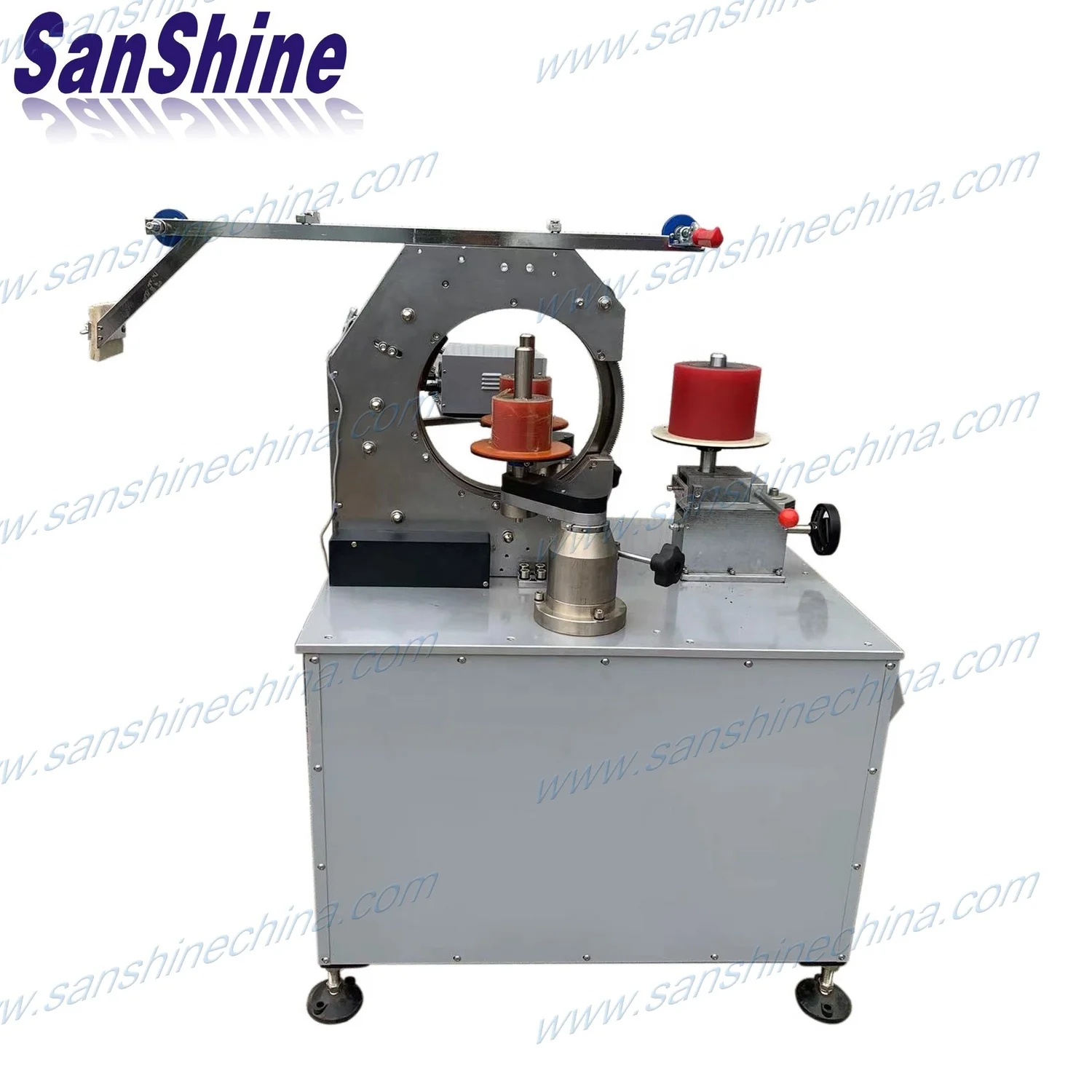 Extra big toroidal power transformer winding machine