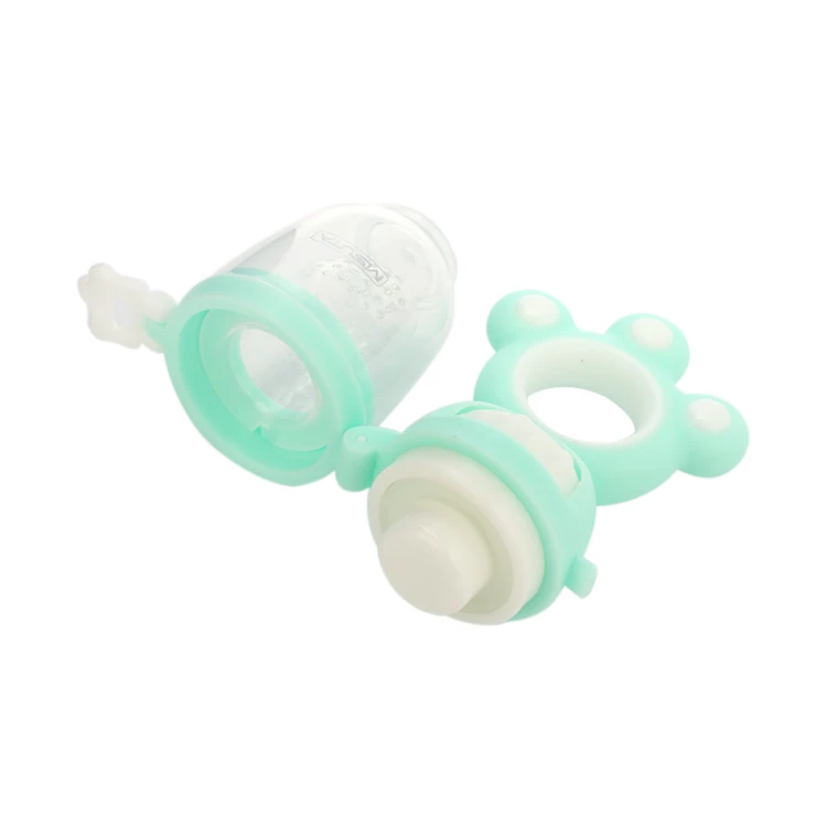 
100 % Bpa Free Food Grade Soother Silicone Nipple Pacifier Baby Fresh Fruit And Vegetable Feeder 