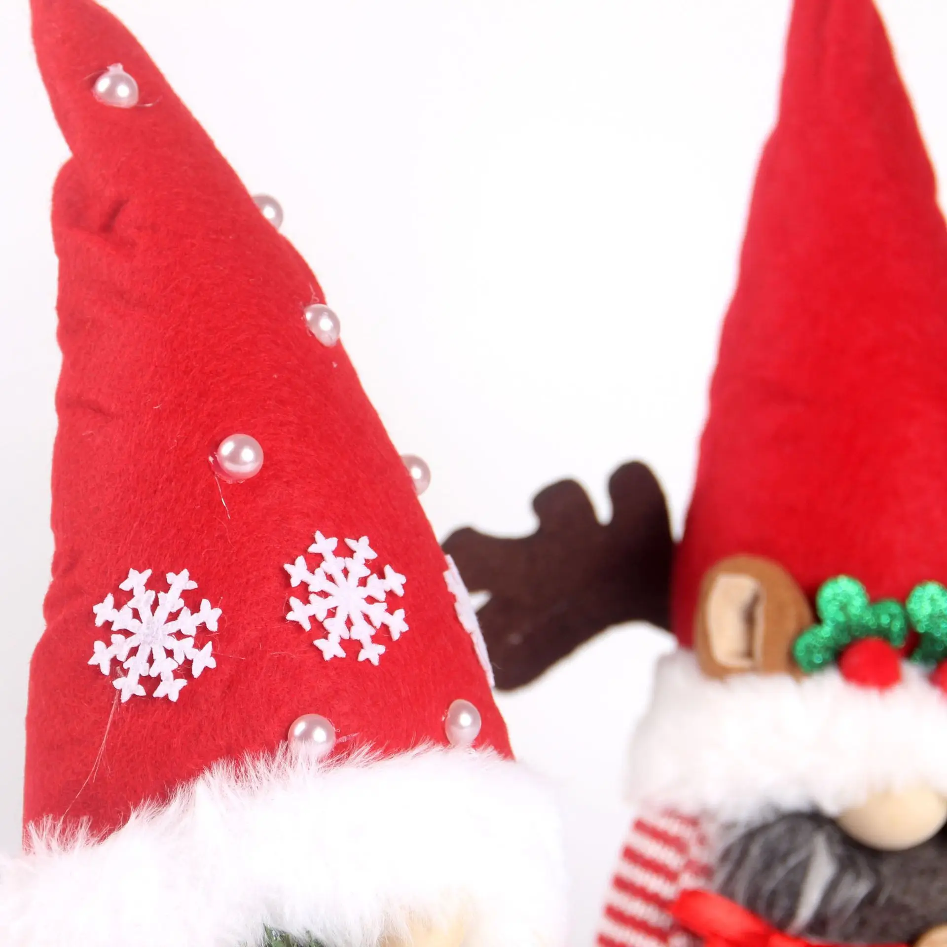 Christmas Doll Faceless Doll Decoration Red and Green Gift Pack Christmas Tree Decoration Hanging Decoration Wholesale