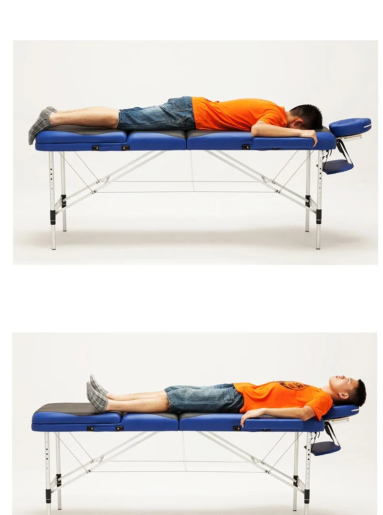 Portable camilla porttil de 3 secciones Massage Bed