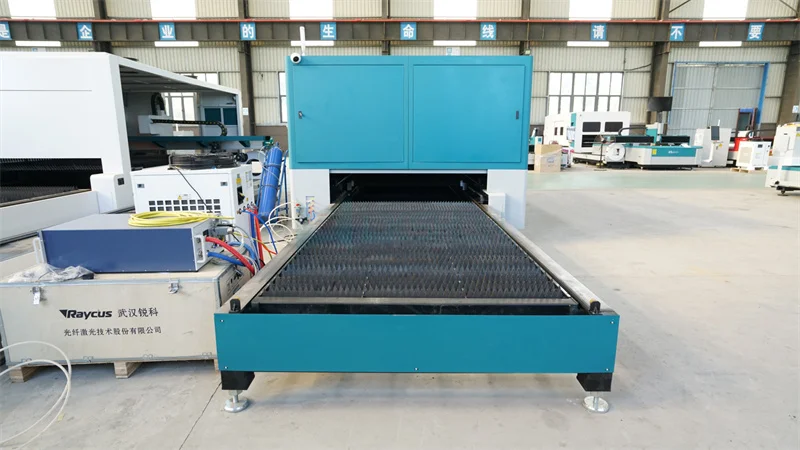 Ce Certificated Fully-Enclosed 6kw Stainless Steel Laser Cut Plates Cnc Fiber Laser Metal Cutting Machines