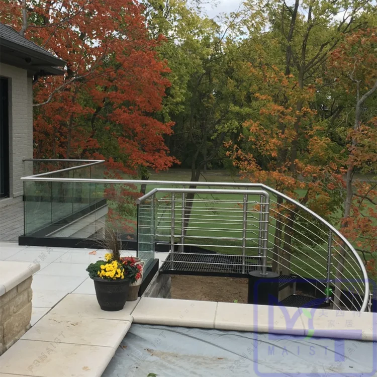 LED grille spiral safety rails stairs with outdoor form Maist of  China manufacture