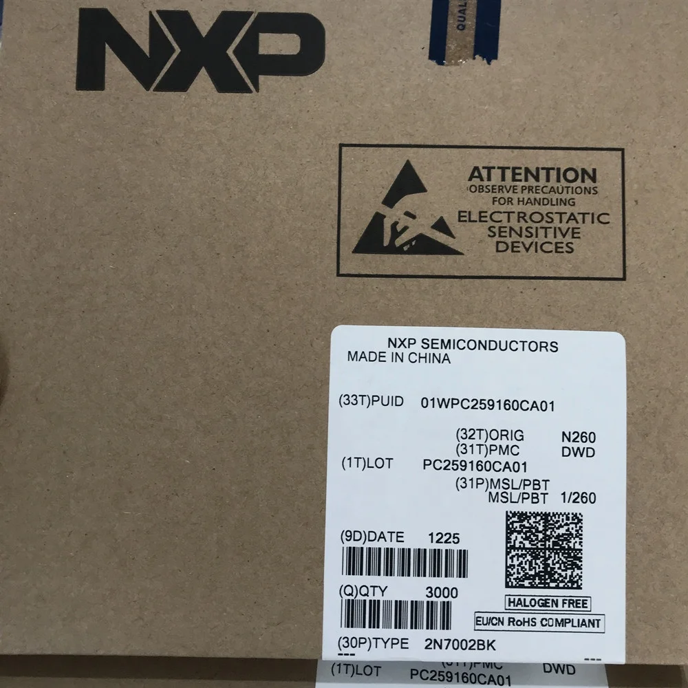 
Transistors N-Channel LNW 60V 350mA (Ta) 370mW (Ta) Surface Mount SOT23 2N7002BK 2N7002 