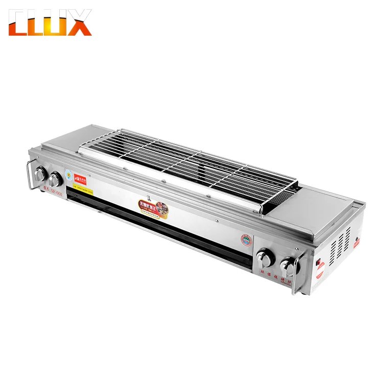 Бездымный Электрический гриль для барбекю 1 8 м с 4 переключателями газовая плита газовый