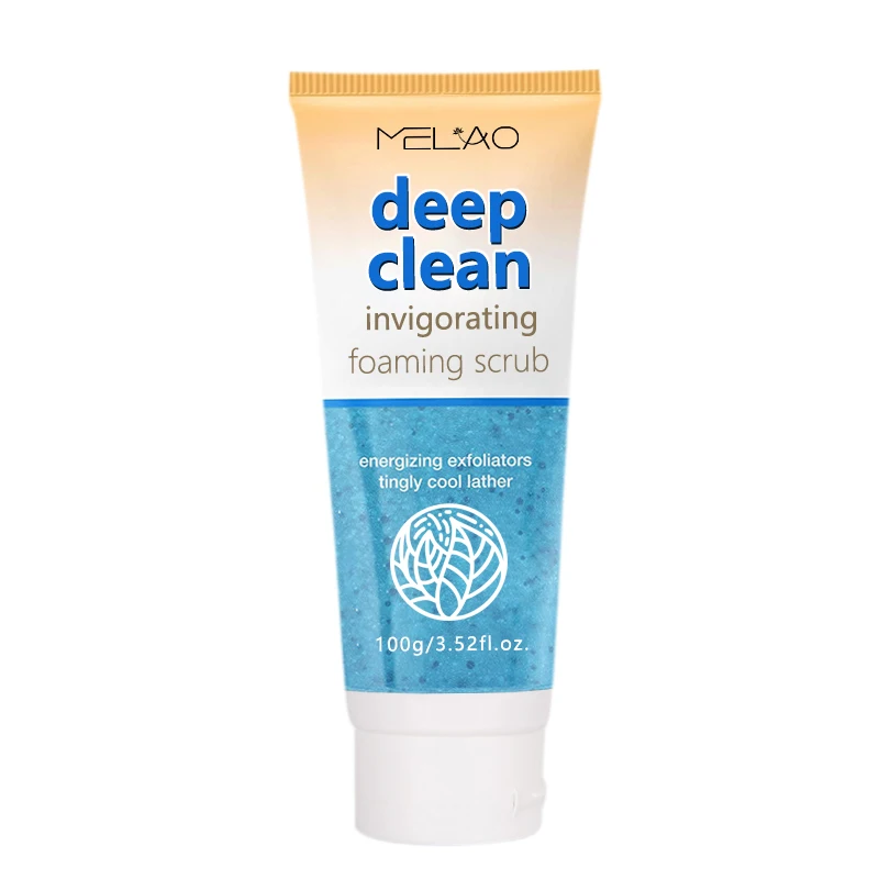 100% pure organic Body Exfoliating Peel Gel Facial Skincare Deep-Cleaning Daily Face Exfoliator Pore Minimizer Blackhead Remover