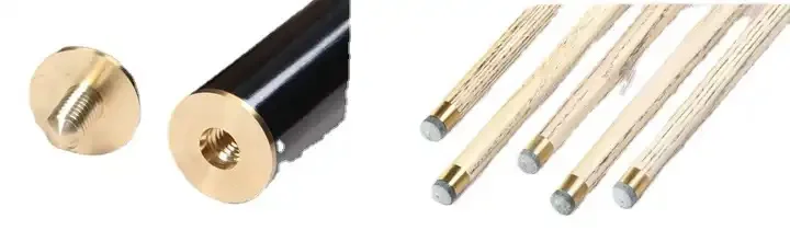 latest carbon fiber snooker cue sticks in 9.5mm 2colors optional Pool cues 1/2 split Billiards cue accessories