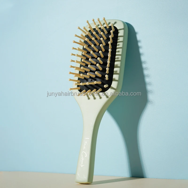 Scalp Massage Brush Bamboo Wide Wholesale  Tooth Comb Beard  Wood