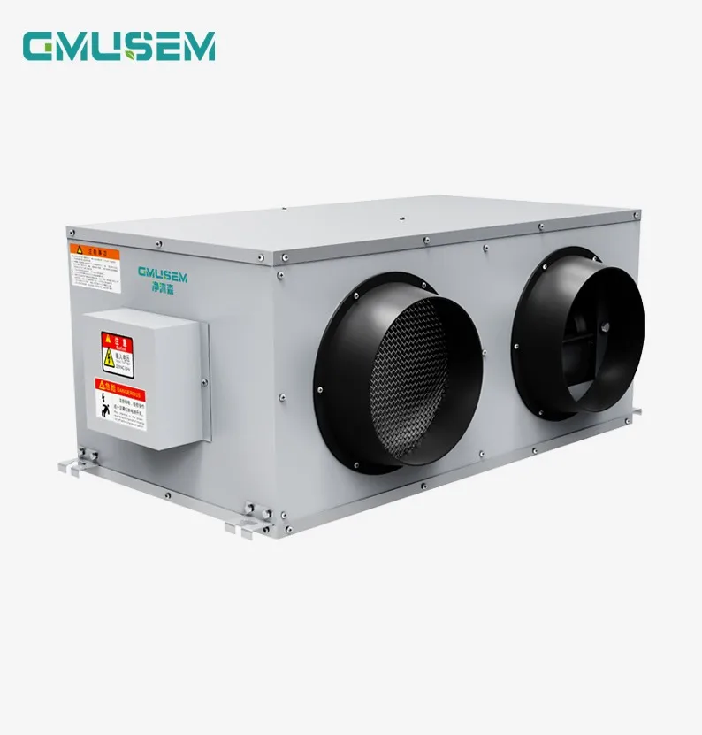 10000m3/h ventilato Fresh air function with summer bypass auto humidity control HRV energy recovery co2/pm2.5 sensor
