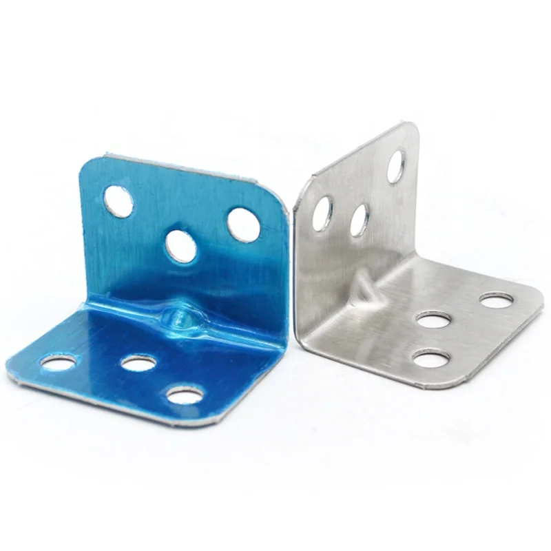 Durable Stainless Steel 90-Degree Right Angle Bracket for Connectors Shelf Supports