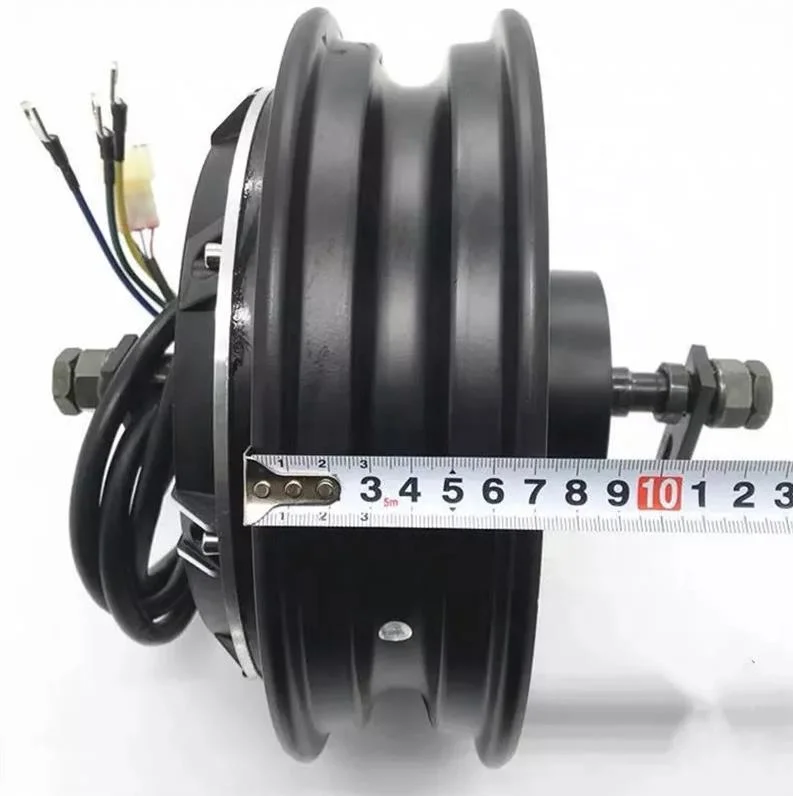 17 Inch 3000W 72V Fast Speed Electric Brushless Dc Motor For Motorcycle