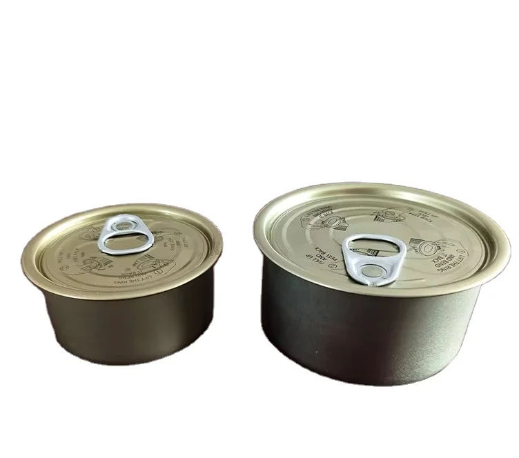 Wholesale Price Metal Cans Manufacturer Food Grade Empty Tin Cans Fish Canned Meat Sardines Wet Pet Food Canning