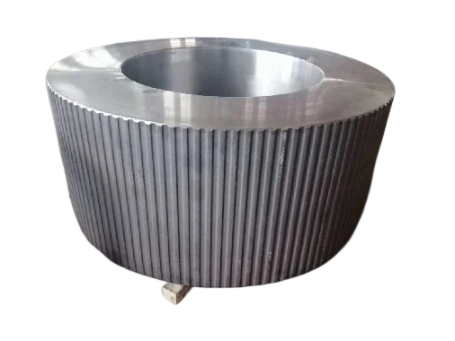 Custom Steel Casting large roller shaft Cement Rotary Kiln large Support Roller sleeve