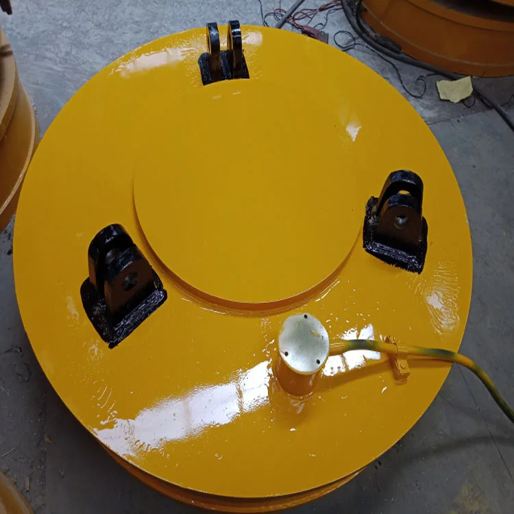 Crane Electric Magnet Use for Lifting Scrap Irons Circular Lifting Electromagnet for Excavator New Product 2020 Customised PLC