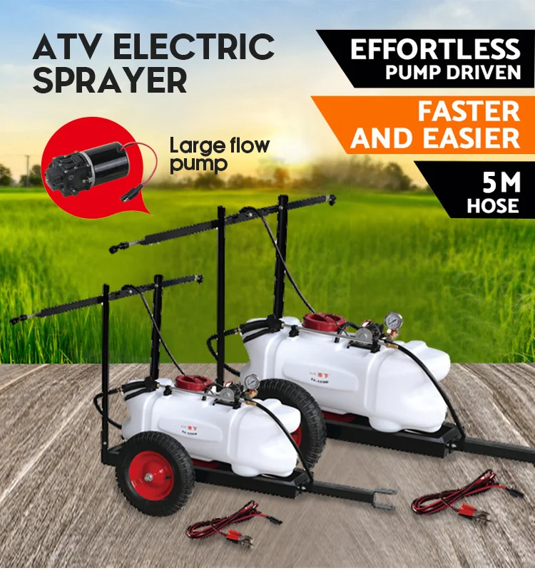 Seesa 100L бак 1 5 м стрела аккумуляторная батарея мощности atv опрыскиватель трактор для сельского