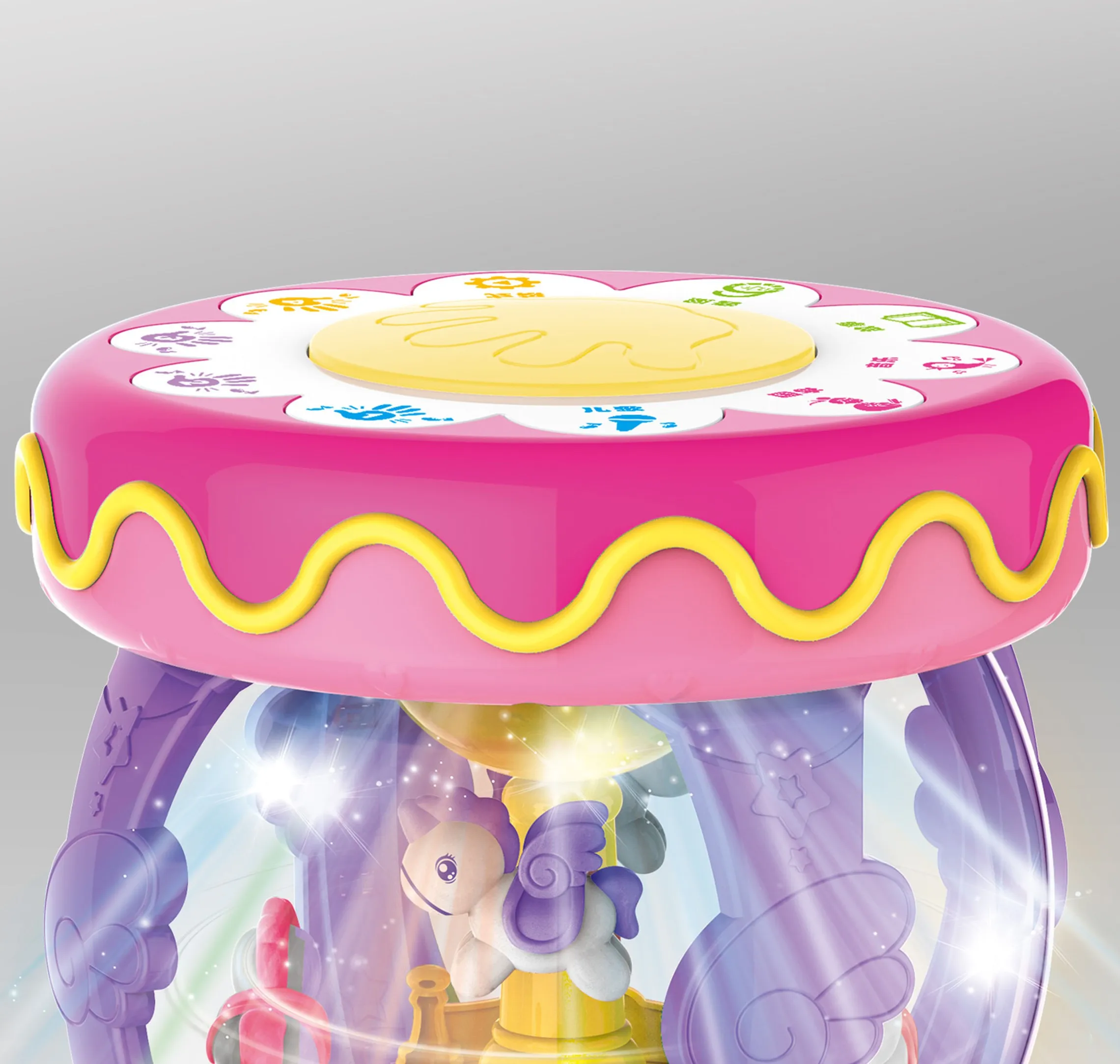 Baby Music Rotating Tap Drum (Middle Drum) (Blue)