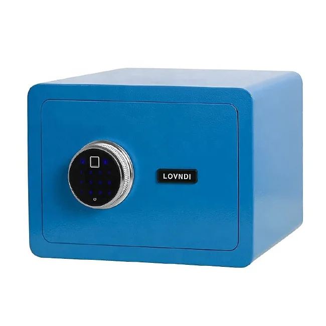 Электронный цифровой отпечаток пальца ЖК-дисплей высокое качество Простота эксплуатации Безопасность настенное крепление падение биометрический Сейф