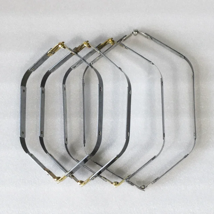 Factory Wholesale Internal Metal Purse Flex Hardware Frame For Coin Wallet Handbag Accessories