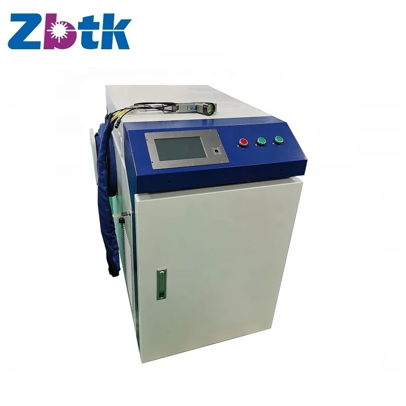 1000W/1500W/2000W fiber laser Hand-held cleaning head gun for Rust removal
