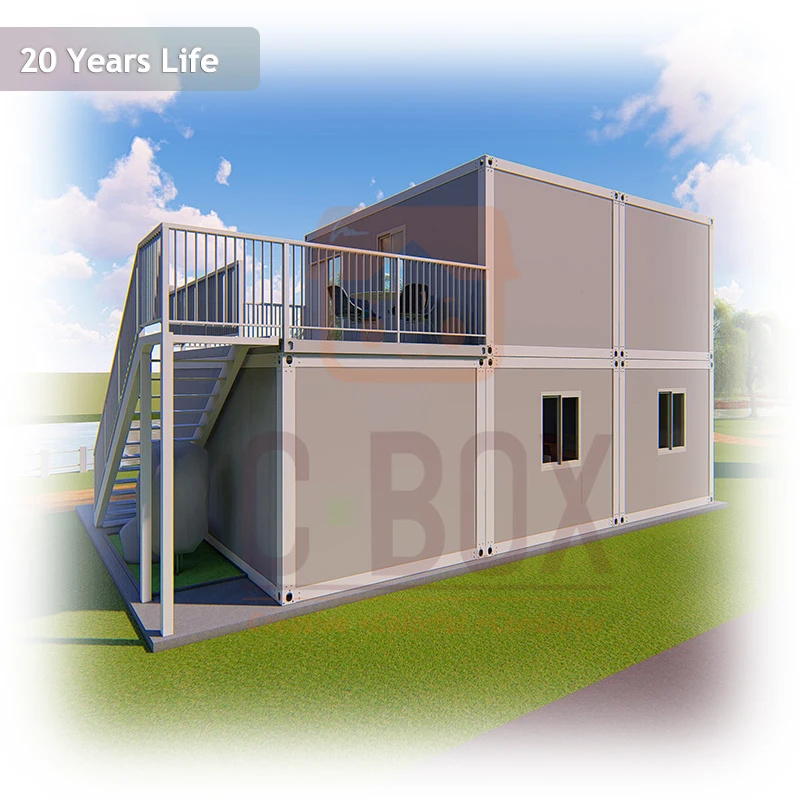 Flat Pack Stackable Container Office Room Dormitory Modular Office House Temporary Warehouse