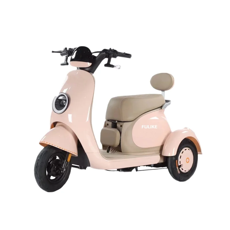 FULIKE 2024 M5 Electric Motorcycle Tricycle Unisex New Design 500W/600W/800W Three-Wheel Power Electronic Competitive Price