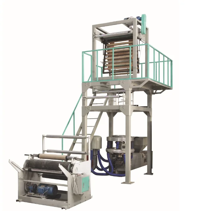 HSj-50 Film Blowing Extruder Machine Plastic Bag Extruder 600mm HDPE LDPE PE Film Blowing Machine