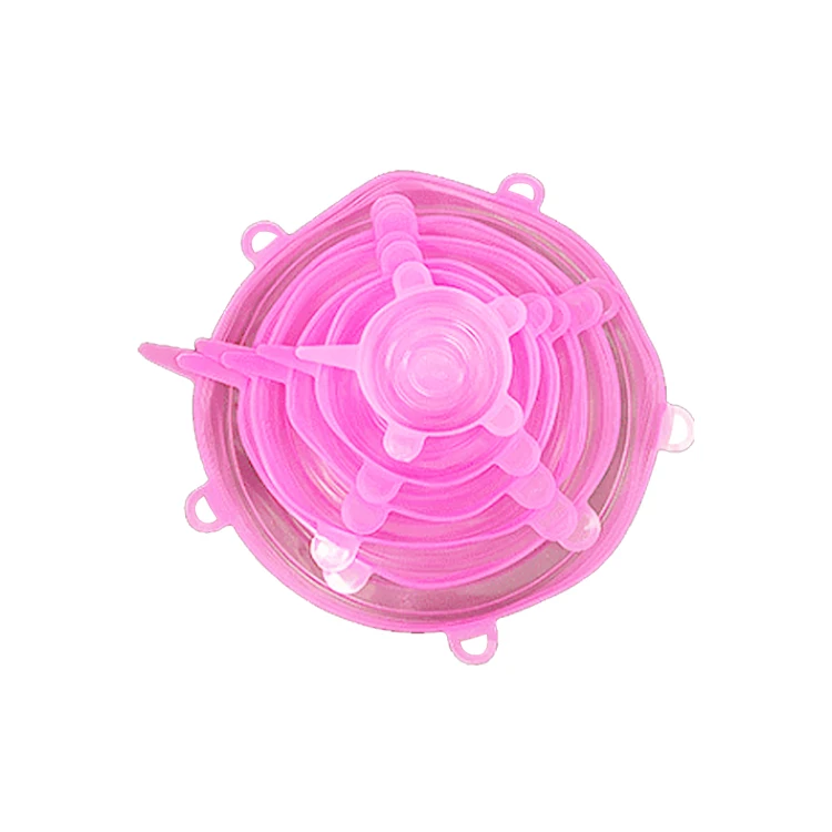 Hot Selling High QualitySuitable for bowls/plates/fruit plates available can be re-used Stretch Silicone Lids