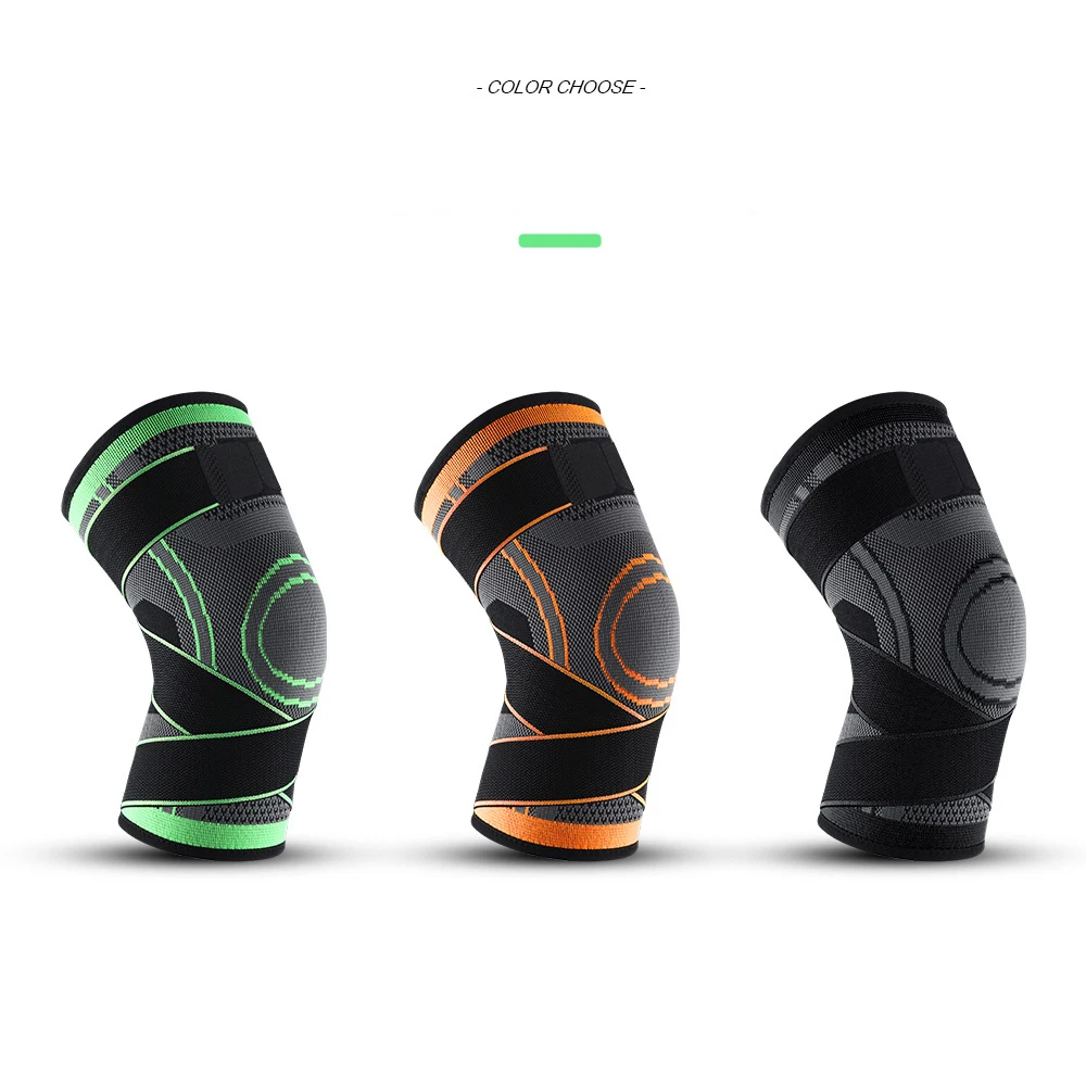 High Elastic Nylon joint Support Knee Pads Basketball Cycling Breathable Compression Knee Pad Knee Support