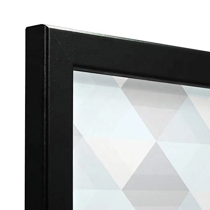 High quality A3 black Wood Thin Matt Black Ready Made Picture Frame