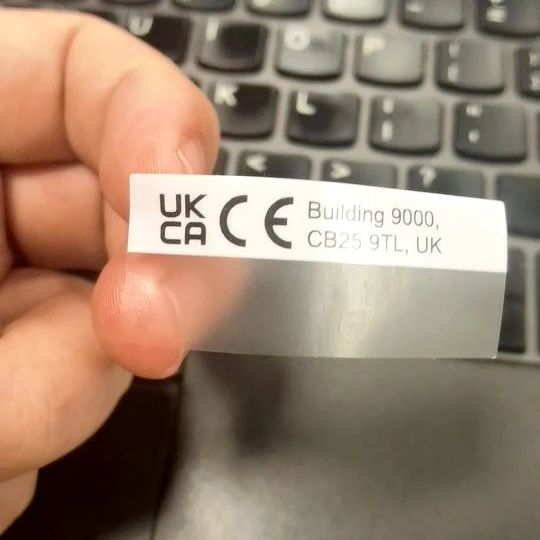 Custom wire cable label waterproof cable fiber special label custom strong paste paper roll