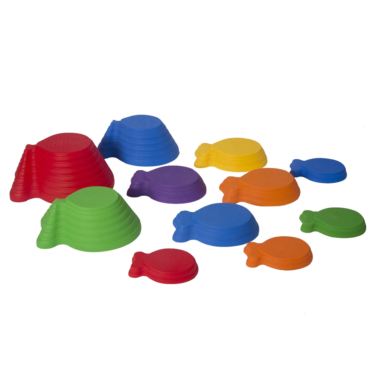Child Kindergarten Stacking Plastic Sensory Training Toy Beam Balance Stepping Stone For Kids Play